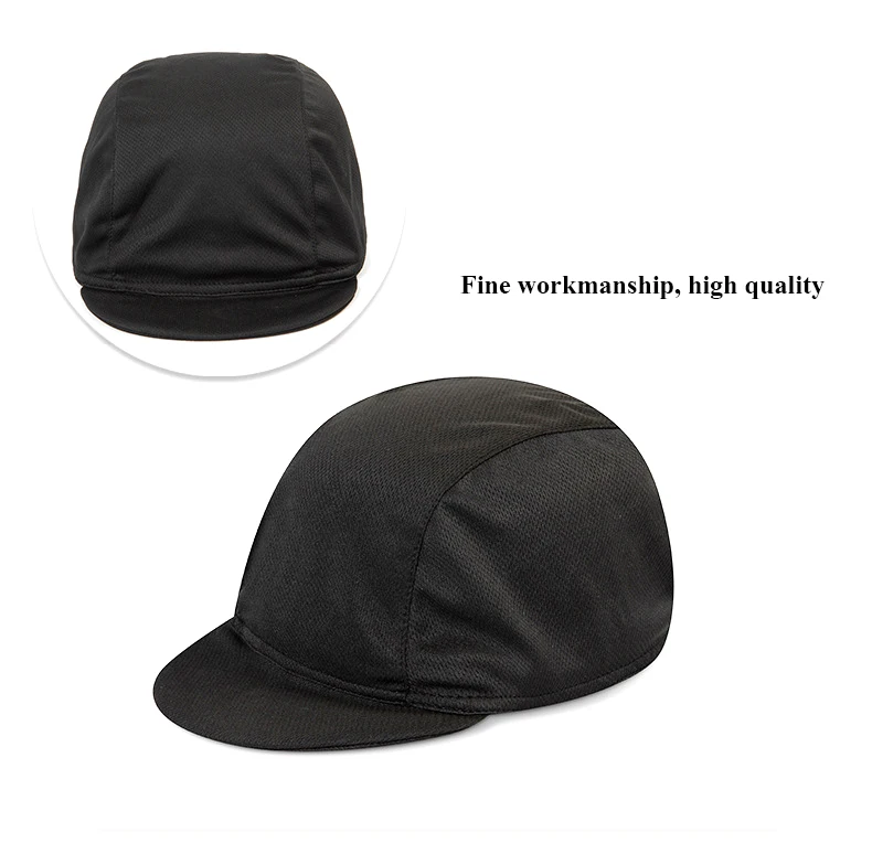 Summer Lycra Sunscreen cycling cap Anti-sweat Pure color under helmet liner men women Sport road bike hat bicycle cap headband