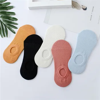 

Casual Socks Women Cotton Solid Candy Color Short Socks Breathable And Sweat-absorbing Work Out Female Socks носки женские#D