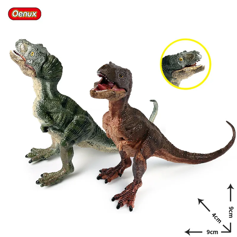 Jurassic Solid Simulated Dinosaur Models Static T-Rex Cubs Toy Animals Mandible Mobile