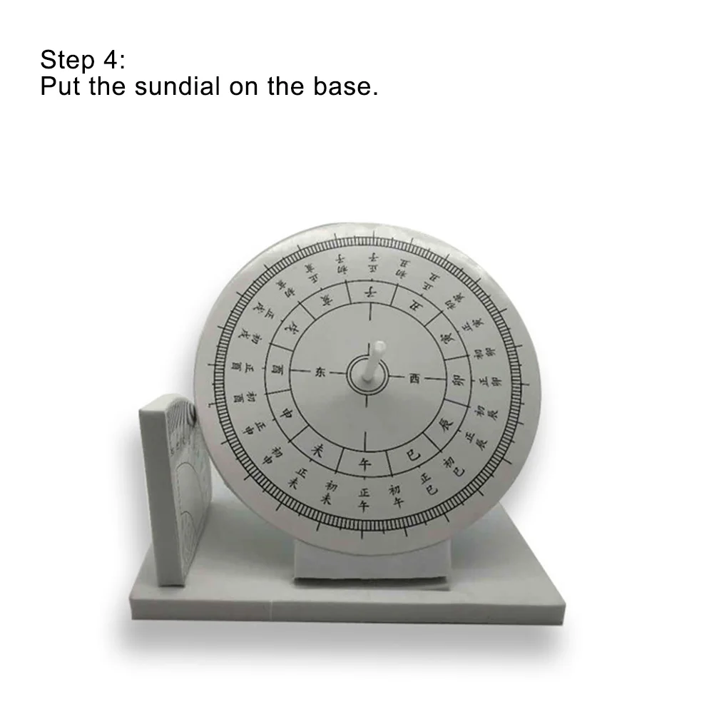 DIY сборка Sundial микроскоп модель ручной работы игрушки для экспериментов обучающие средства раннего обучения Игрушки Обучающие принадлежности подарок для детей