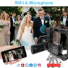 camera 4k vidéo Vlogging, pour YouTube, 56MP 18X IR