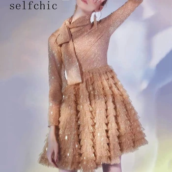 

Ladies Party Dress Runway 2020 New Sequin Short Dresses
