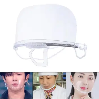 

10PCS Transparent Anti Droplet Dust-proof Protect Half Face Covering Mask Home Barbecue Food Shield Stop Prevention Mask