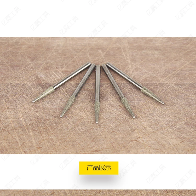 

High quality diamond grinding Round head needle Jade diamond polishing carving stick NO.C0330