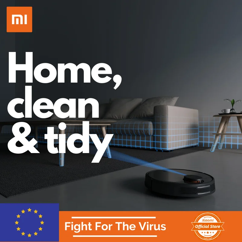 Xiaomi MiJIA робот пылесос подметальная уборка Электрическая Швабра STYJ02YM 2100Pa