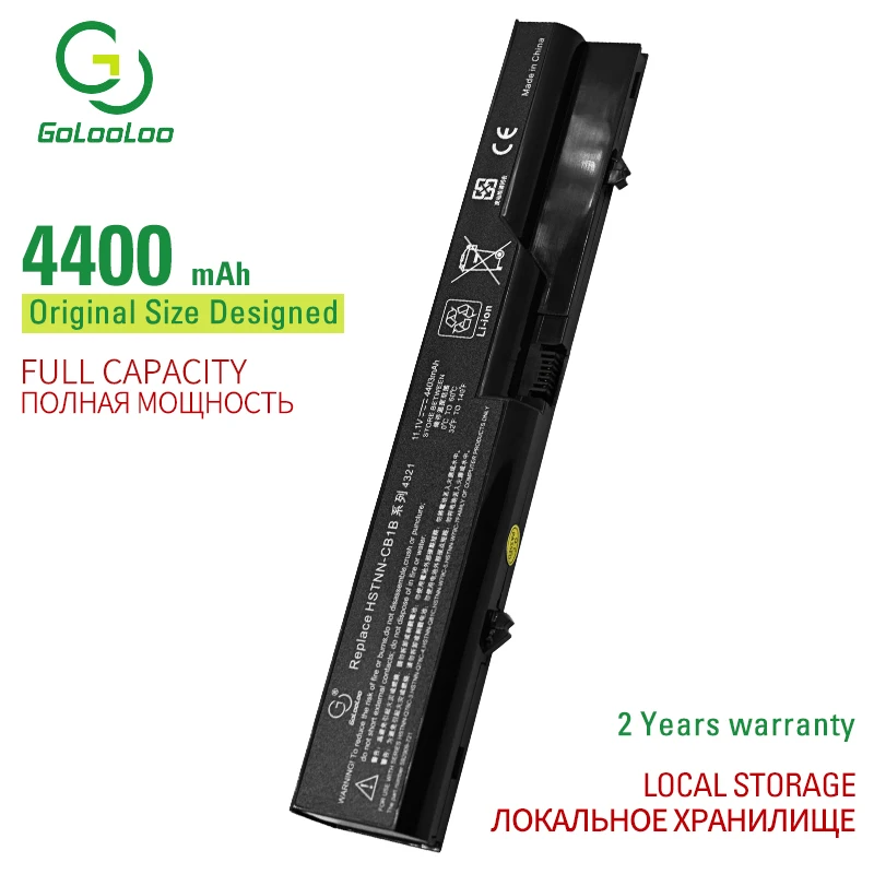 Ноутбук Golooloo 6 ячеек для Hp 420 421 425 4320t 620 625 ProBook 4000 4320s 4320 4321s 4325s 4326s 4420s