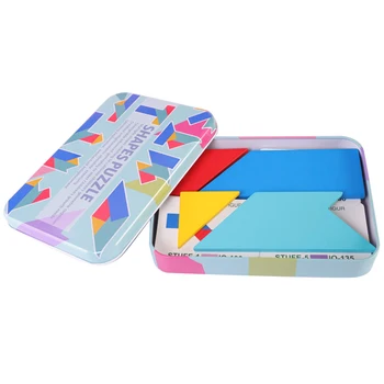 

Wooden Pattern Tangram Puzzle Shape Montessori Travel Game Patterns Educational Brain Teasers Toys Tangram Puzzle Toys