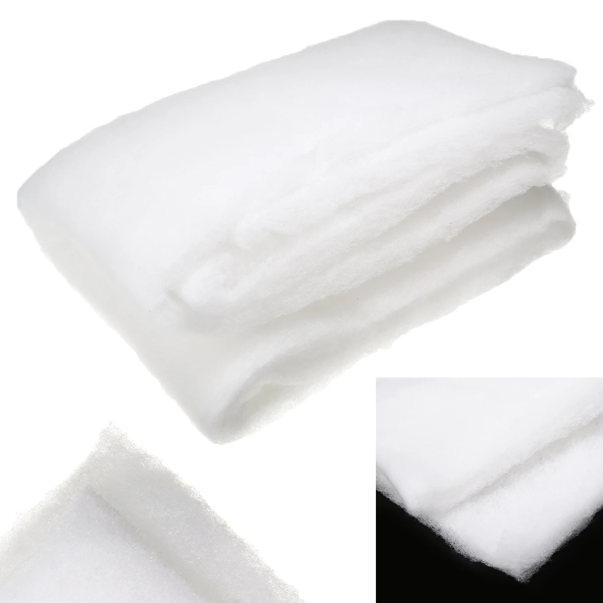 White Aquarium Fish Tank Biochemical Cotton Filter Pad Mat Media Sponge ...
