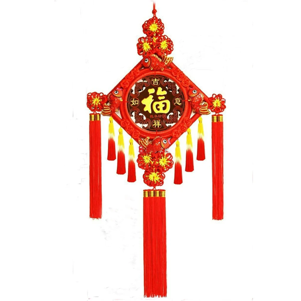 

big size Festive Pendant Chinese knot pendant made by peach wood for home decoration