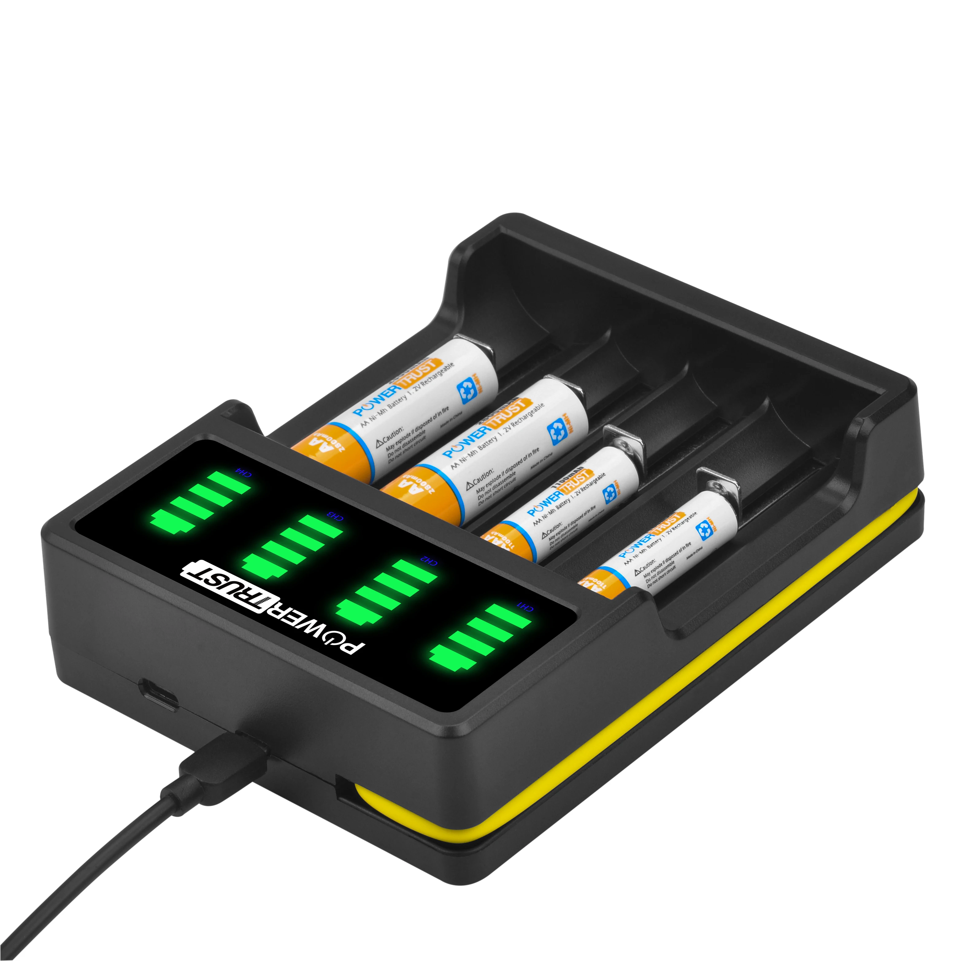 Cargador Universal cargador de batería para AA, AAA, 18630, 18490, 17670, 17500, 14500 (RCR123), 26650, 26500 _ - AliExpress Mobile