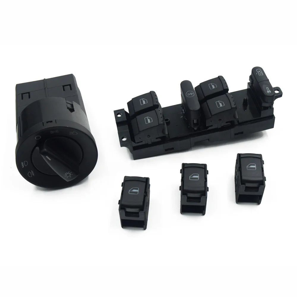 Кнопка включения зеркала фар #1J4 959 857D/1C0 941 531A для Volkswagen VW JETTA GOLF MK4 POLO BORA A4 Passat B5 BEETLE |