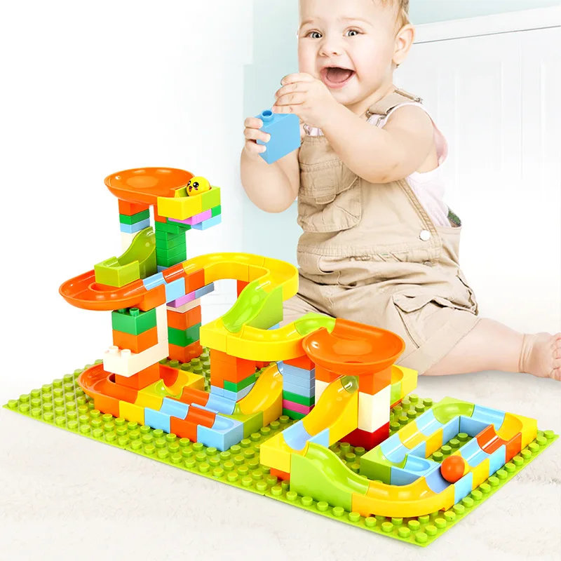 

Multi--Large Particles Camera Track Building Blocks Flexible Slide CHILDREN'S Toy Ball Bearing Camera Track Building Blocks Tabl