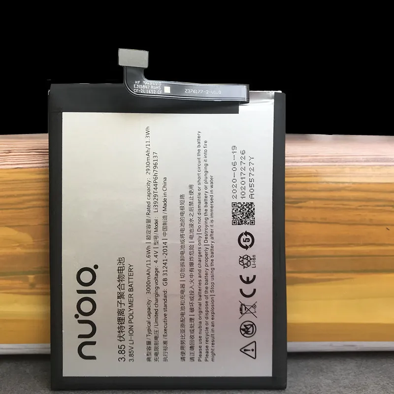 Новый оригинальный аккумулятор 3000 мАч Li3929T44P6h796137 для ZTE Nubia Z11 Mini S Z17 MiniS NX549 NX549J NX569