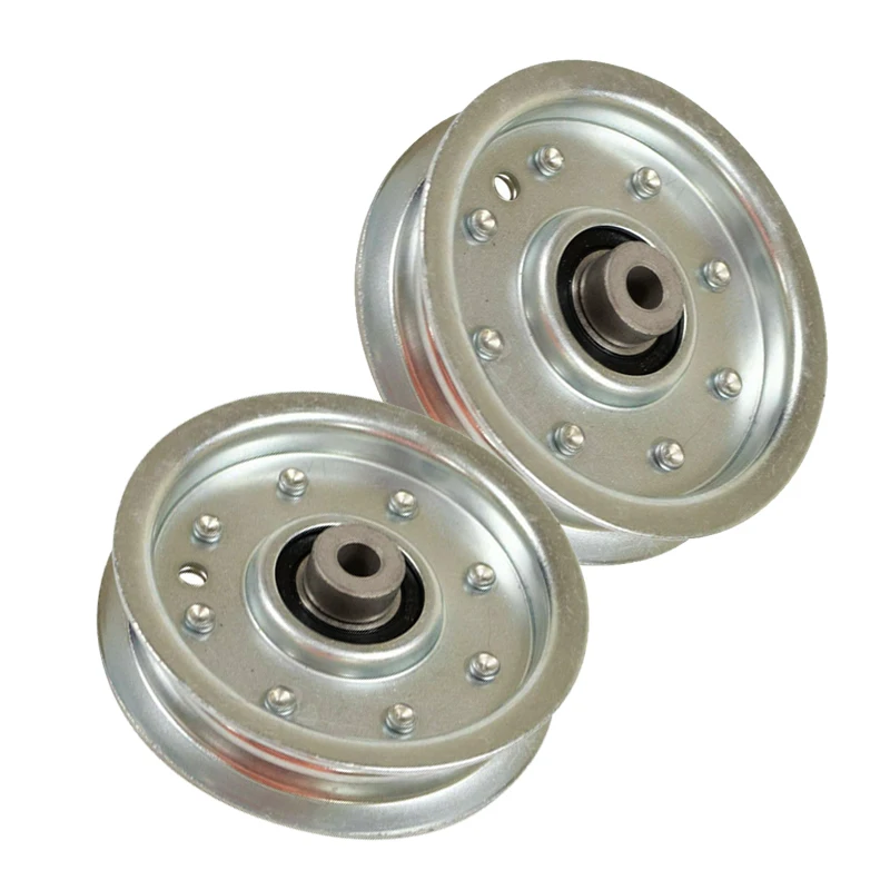 

Single-Slot Pulley for Lawn Mower 46" DECKS 2 Pcs/ 3 Pcs 4.1x4.1 x 1.02inch White Zinc for M/TD 956-0627 756-0627 756-0365