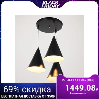 

Chandelier 1342016/3 3xE14 40W black 4556503
