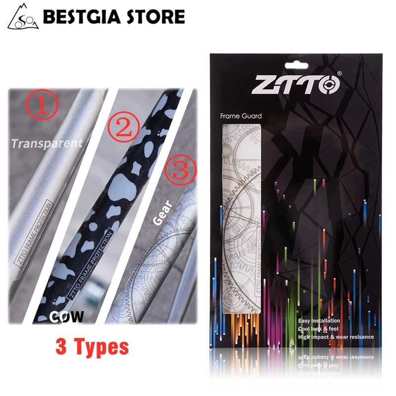 

3D Mountain Bike Scratch-Resistant Protect Frame Protector Stickers Anti-Skid Waterproof MTB Road Bicycle Guard Cover Stickers