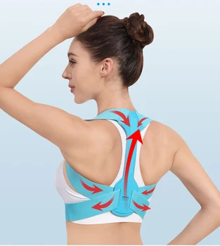 

Adult Kids Adjustable Back Posture Corrector Clavicle Spine Back Shoulder Support Belt Pain Relief Back Posture Correction