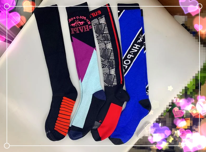 Специальные Носки для конного спорта для мужчин и женщин, рыцарские длинные носки, в случайном порядке, синие рыцарские длинные носки, синие, серые