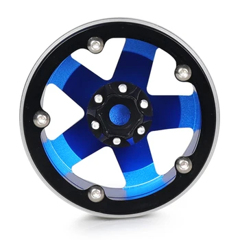 

4 PCS 1/10 Climbing Car 2.2 Inch Metal Five-star Wheel Universal Wheel Hub FJ88