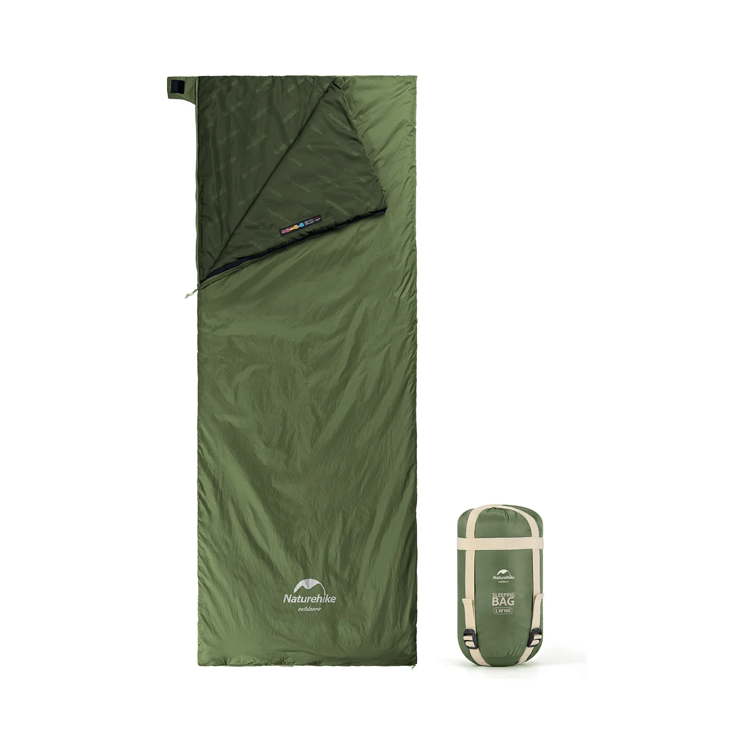 Naturehike Outdoor Ultralight Envelope Single Sleeping Bag Cotton Breathable 1 Person Camping 
