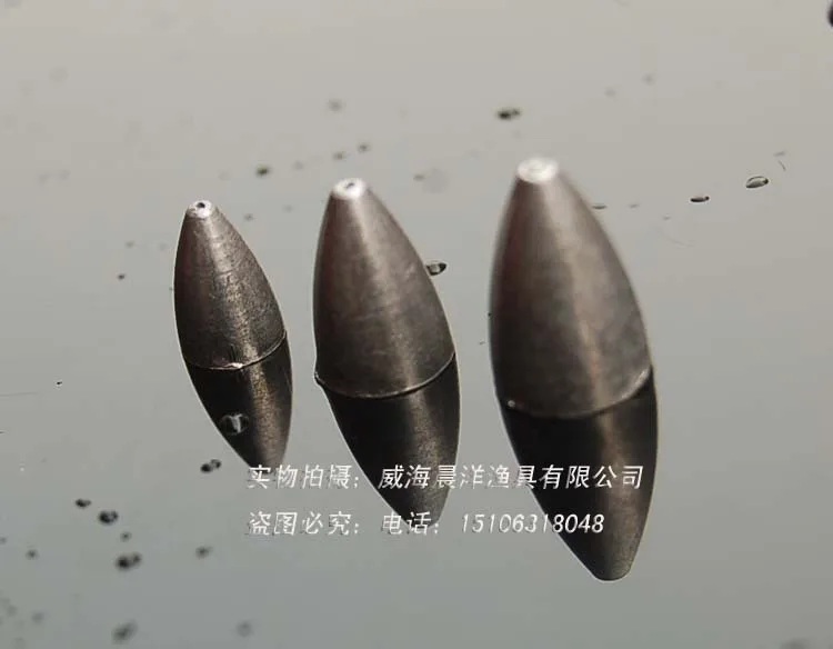 Weihai Чэнь Ян приманка свинцовая подвеска пуля Подвеска Яйцо Грузила приманка рыболовные принадлежности