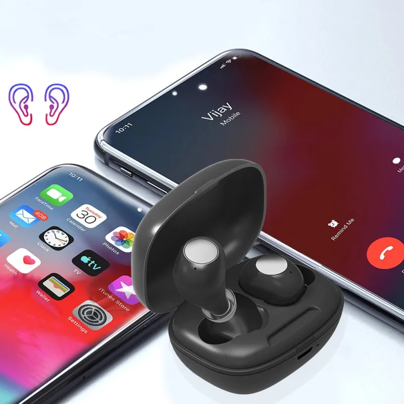 Новинка Bluetooth беспроводная гарнитура Bluetooth 5,0 TWS наушники HD стерео звук IPX5 водонепроницаемые Bluetooth наушники