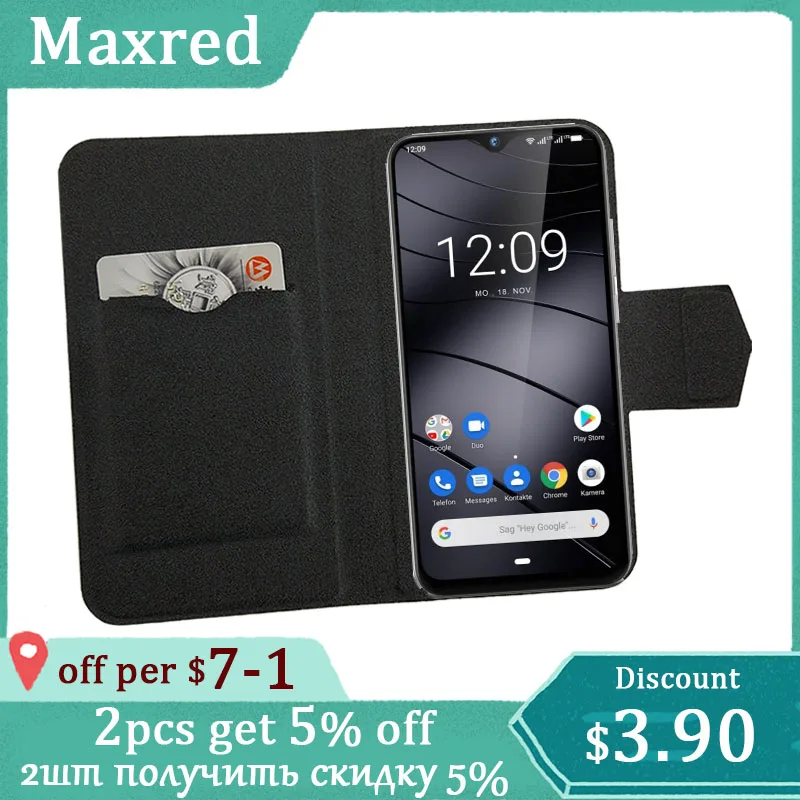 5 Colors Hot!! Gigaset GS290 Case 6.3&quot Flip Ultra-thin Leather Exclusive Phone Cover Fashion Folio Book Card Slots | Мобильные