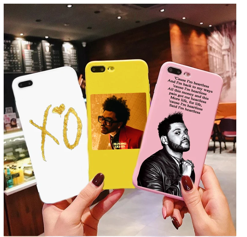 В Weeknd ТПУ карамельного цвета чехол для телефона iphone X 7 XS XR XSMAX 11 11Pro 11ProMax Бессердечный чехол