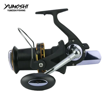 

YUMOSHI Fishing spinning reel Metal Distant wheel 6000-11000 series casting Spinning wheel 13+1BB CNC rocker fishing reels GH
