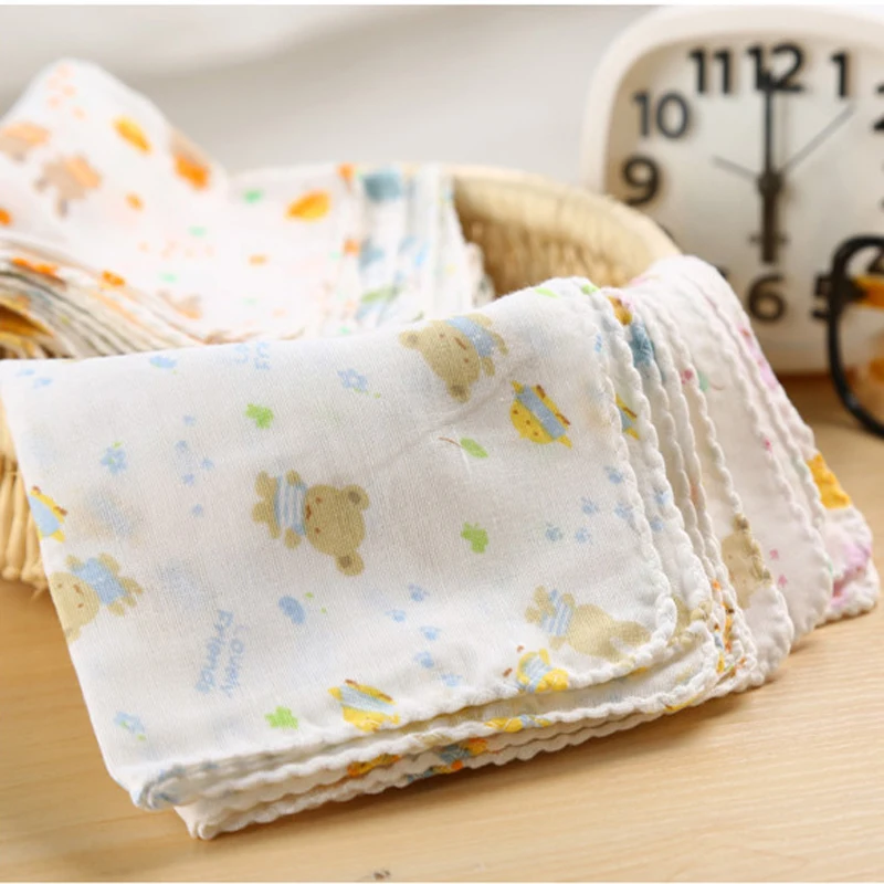 Buy Handkerchief Feeding-Towel Teddy Gauze Bear-Bunny Baby Children Small 10PCS Dot Nursing-Yyt308 3V5WdYlJ