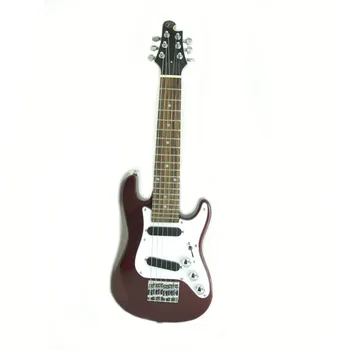 

Electric Guitalele Guilele 26 Inch Mini Guitar 6 String Ukulele Ukelele Guitarra Initiative Adapterization ST Black Travel