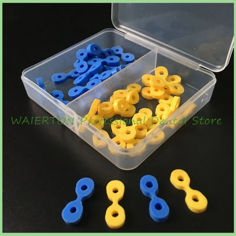 

40pcs Elastic Rubber Fixing Wedges Matrix Matrices Dam Composite