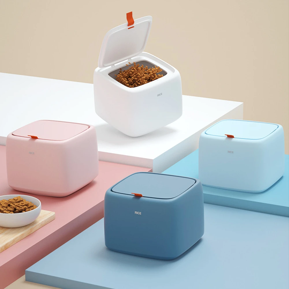 Moisture Proof Large Pet Food Storage Container Mildew Sealed Kitchen Dry Rice Box Cat Dog Food Store Container Feeder Dog Feeding Aliexpress