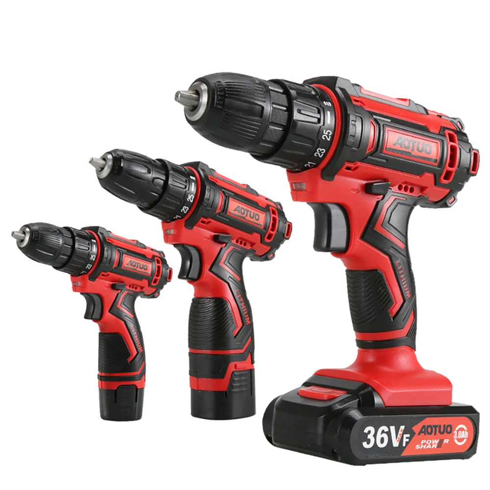 

Electric Screwdriver 12V 18V 36V Cordless Drill Mini Wireless Power Driver DC Lithium-Ion Battery