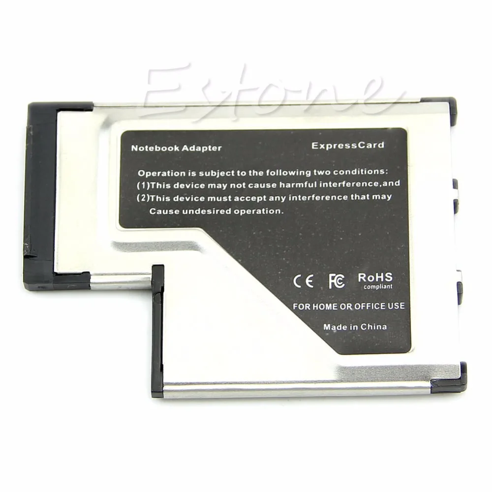 54 мм Экспресс-карта 3 порта USB 3,0 адаптер Expresscard для ноутбука FL1100 чип