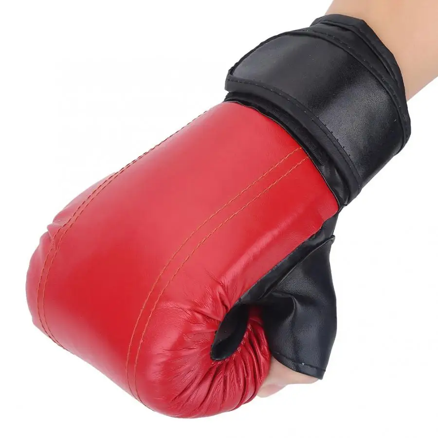 Перчатки для кикбоксинга мужчин женщин ПУ каратэ Муай Тай Guantes De Boxeo Free Fight MMA Sanda