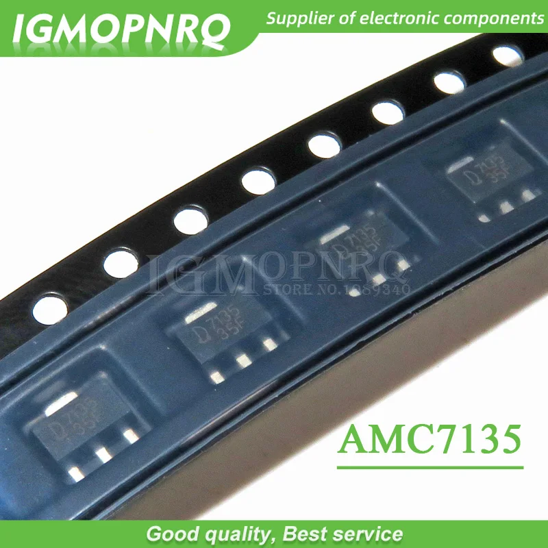 Светодиодный драйвер AMC7135 350mA 2 7 V 6V 10 шт. новый оригинальный чип с высоким