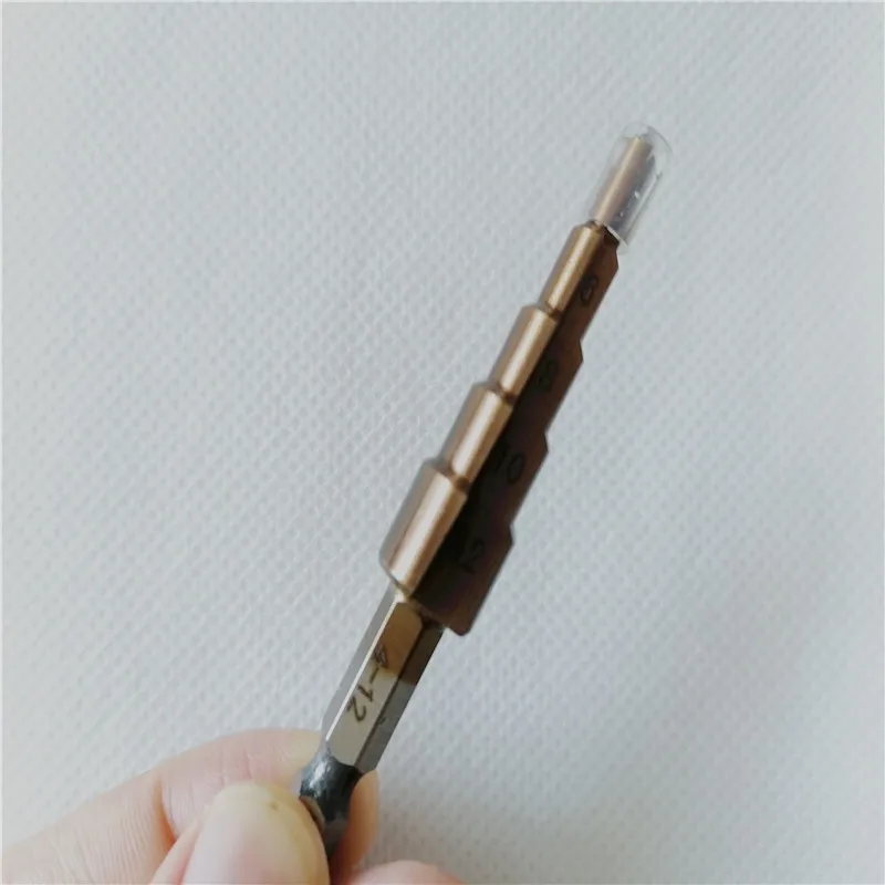 Fixmee New2pcs HSS Кобальт шаг сверла 1/4 &quotшестигранный хвостовик древесины металла