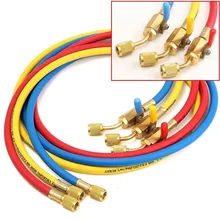 150 см вентиляции и кондиционирования 1/4 дюймов SAE 600 фунтов/кв. дюйм R410a R134a R22 зарядный шланг с запорный клапан 150 см вентиляции и кондиционирования 1/4 дюймов SAE 600 фунтов/кв. дюйм R410a R134a R22 зарядный шланг с запорный клапан