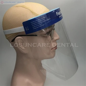 

10PCS Increased HD Protective Head-Mounted Isolation Mask Anti-Fog Dustproof Waterproof Full Face Cover Masks With Sponge