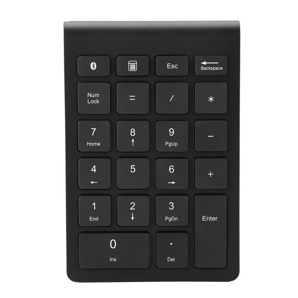 22 keys Черная клавиатура 18 клавиш/22 клавиши мини Numpad Беспроводная Bluetooth цифровая клавиатура Поддержка Windows iOS Android система абсолютно новая - Цвет: 22 keys