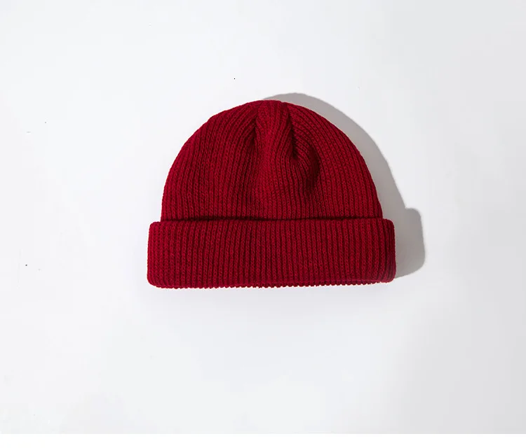 Осенняя и зимняя теплая короткая шерстяная шапка в стиле ретро baotou с дыней, вязаная шапка для мужчин и женщин, трендовые хип-хоп шапки, головные уборы, шапка