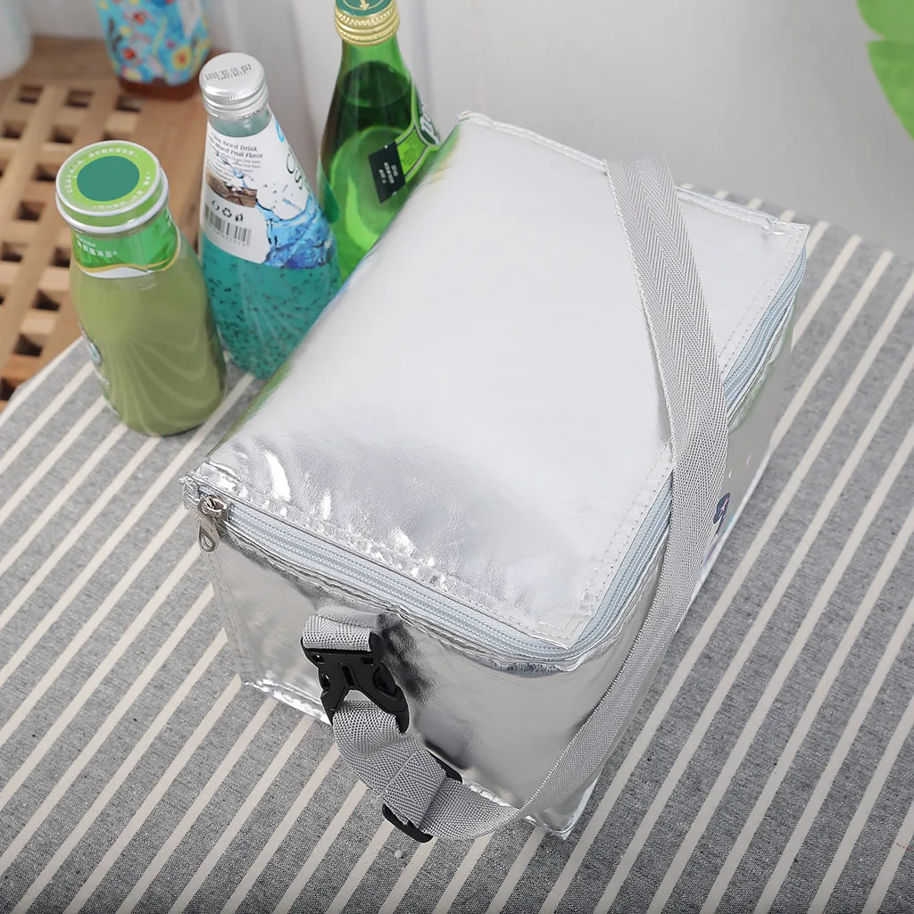 6L сумка для обеда с мультипликационным принтом изолированная кемпинга пикника