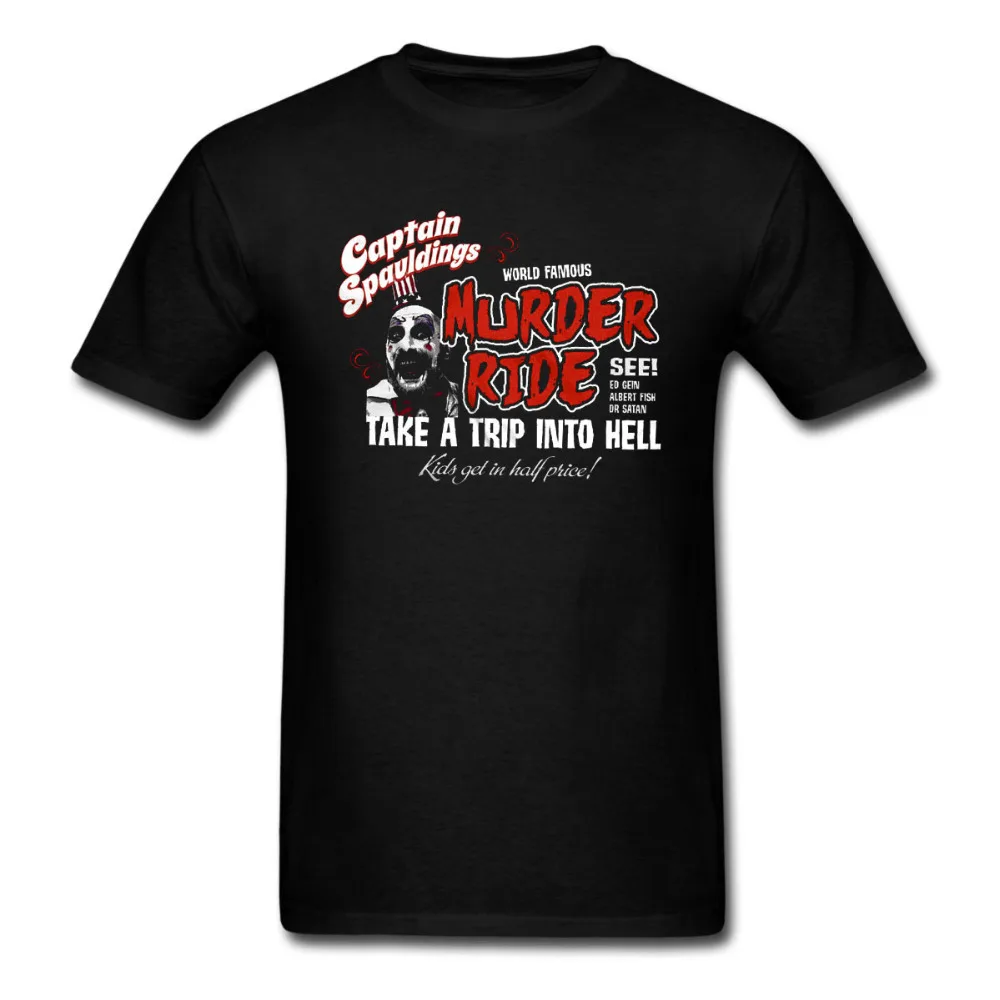 Latest Fashion Captain Spaulding House Of 1000 Corpses The Devil's Rejects t shirt Men Women tee popular Anime | Мужская одежда