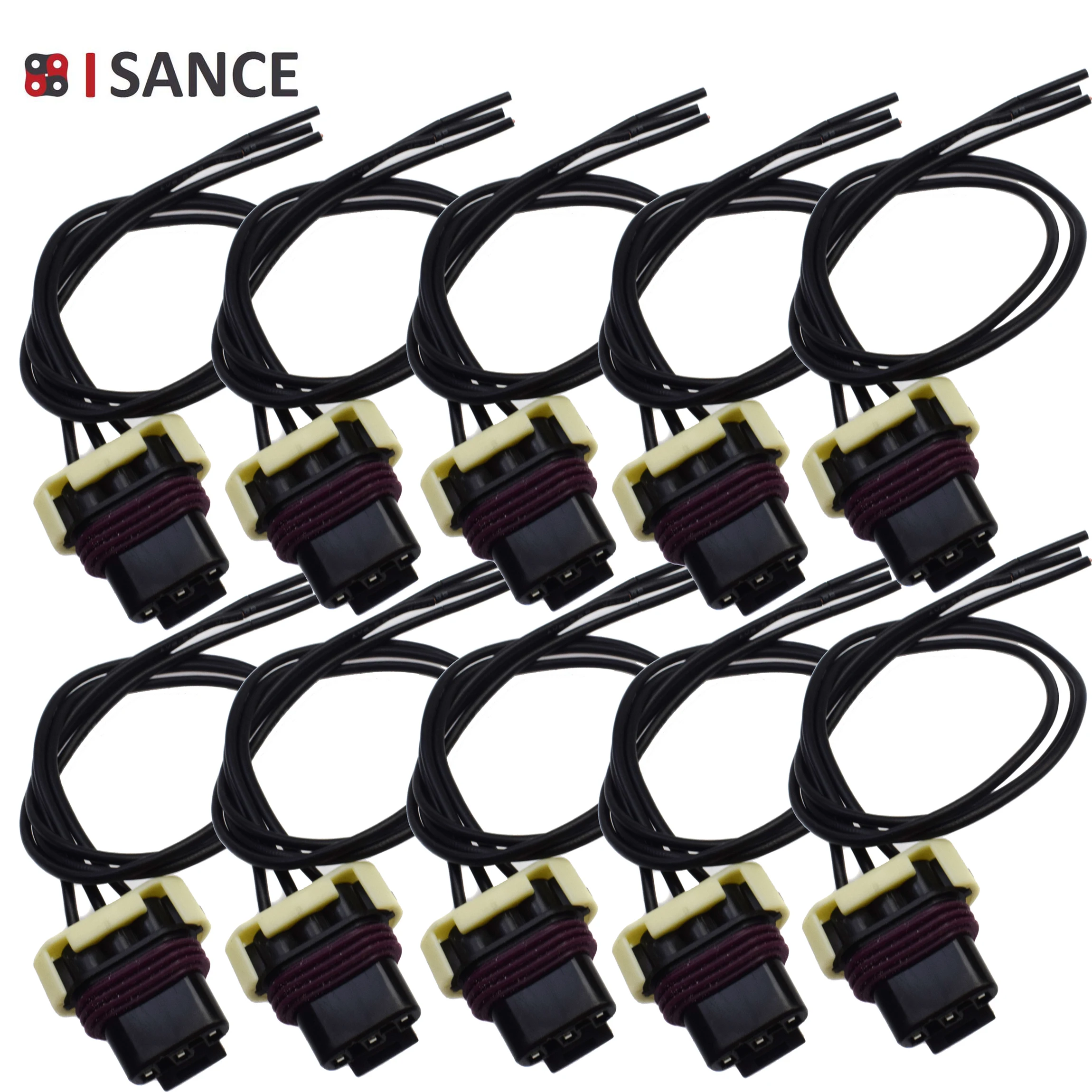 ISANCE Pressure / Camshaft Position Sensor Plug Connector Pigtail PT2646 13580870 13585316 For Buick Cadillac Chevrolet GMC