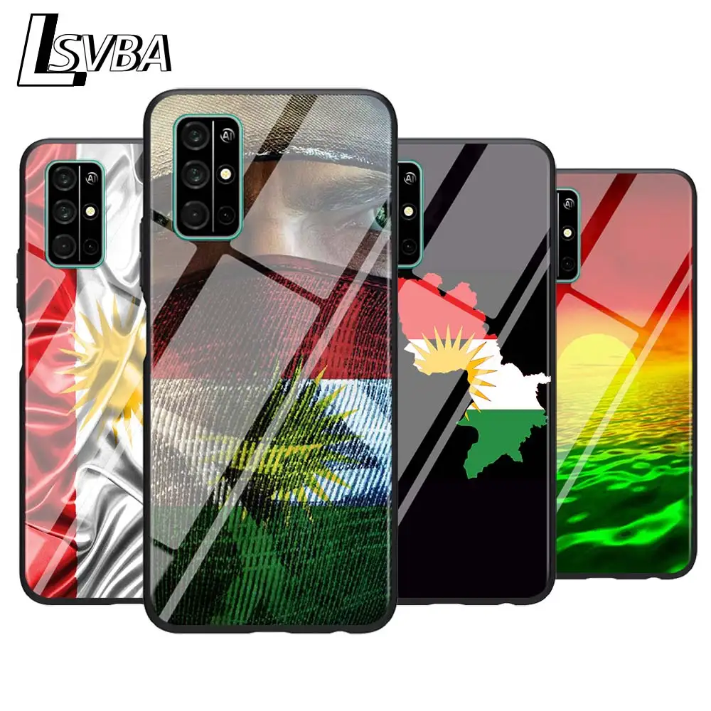 

For Huawei Honor 9A 9C 9S 9X Lite Phone Case kurdistan flag for Honor 30 Pro Plus 20S 8A 8C 8S 87 7C 7S Silicone Cover