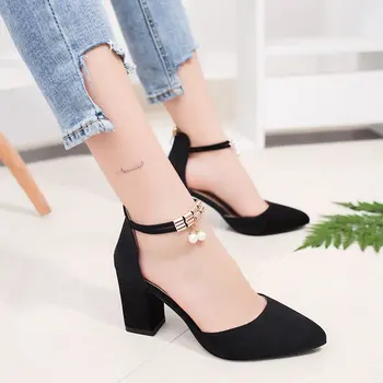 

2020 Women Summer Rome Sandals Soft Sole Thick heel Sandales Female Shoe Chaussures Femme