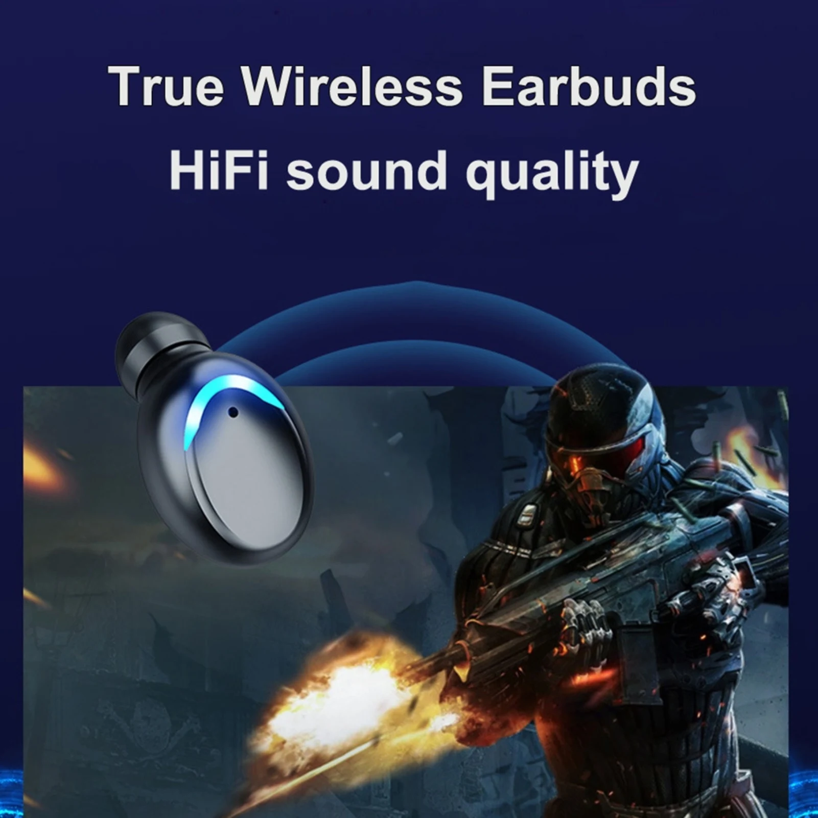 tws wireless headphones bluetooth 5 0 earphone gaming headset Sport HIFI In ear Touch Control earphones true wireless earbuds