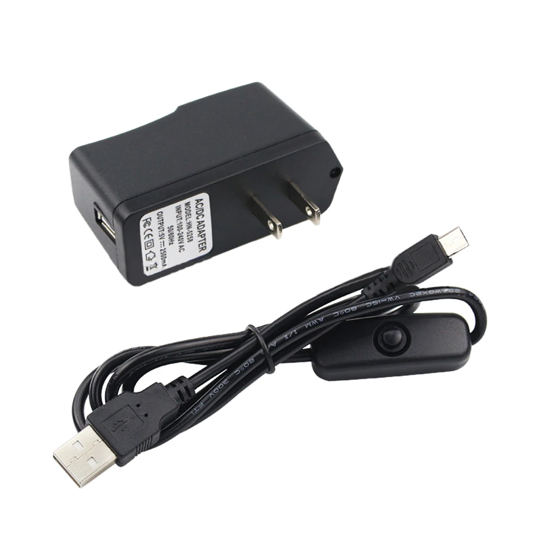 5V 2.5A источник питания USB зарядное устройство адаптер с выключателем для Raspberry Pi 3B+-UK Plug/EU Plug/US Plug