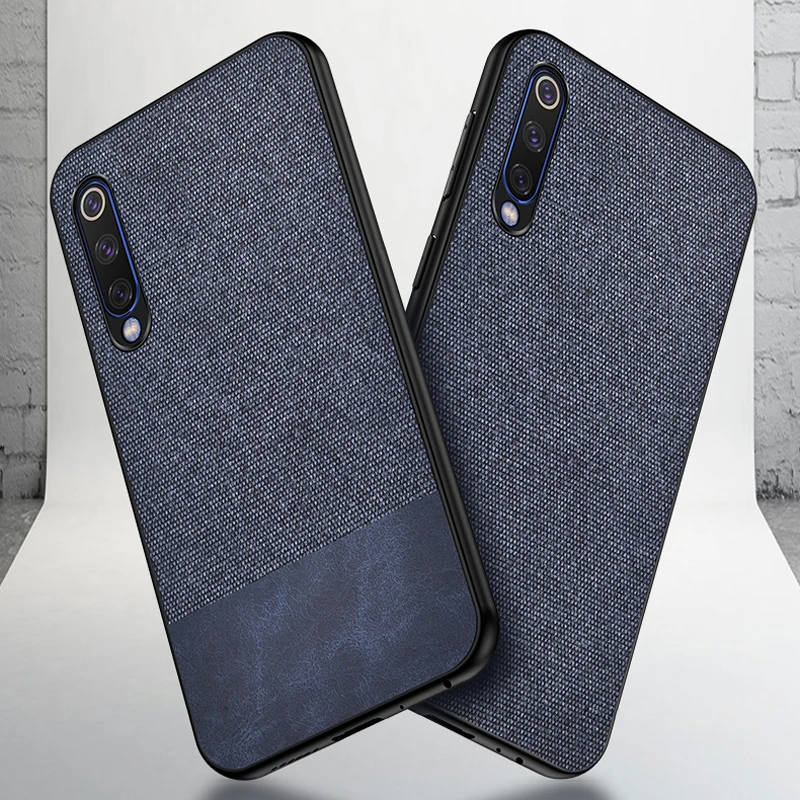 

Cotton Cloth Cover,Case For Xiaomi Mi 9 8 SE Lite A3 A2 A1 Slim Ultrathin Back Cover Xiaomi POCOPHONE F1 Soft TPU Edge Back Case